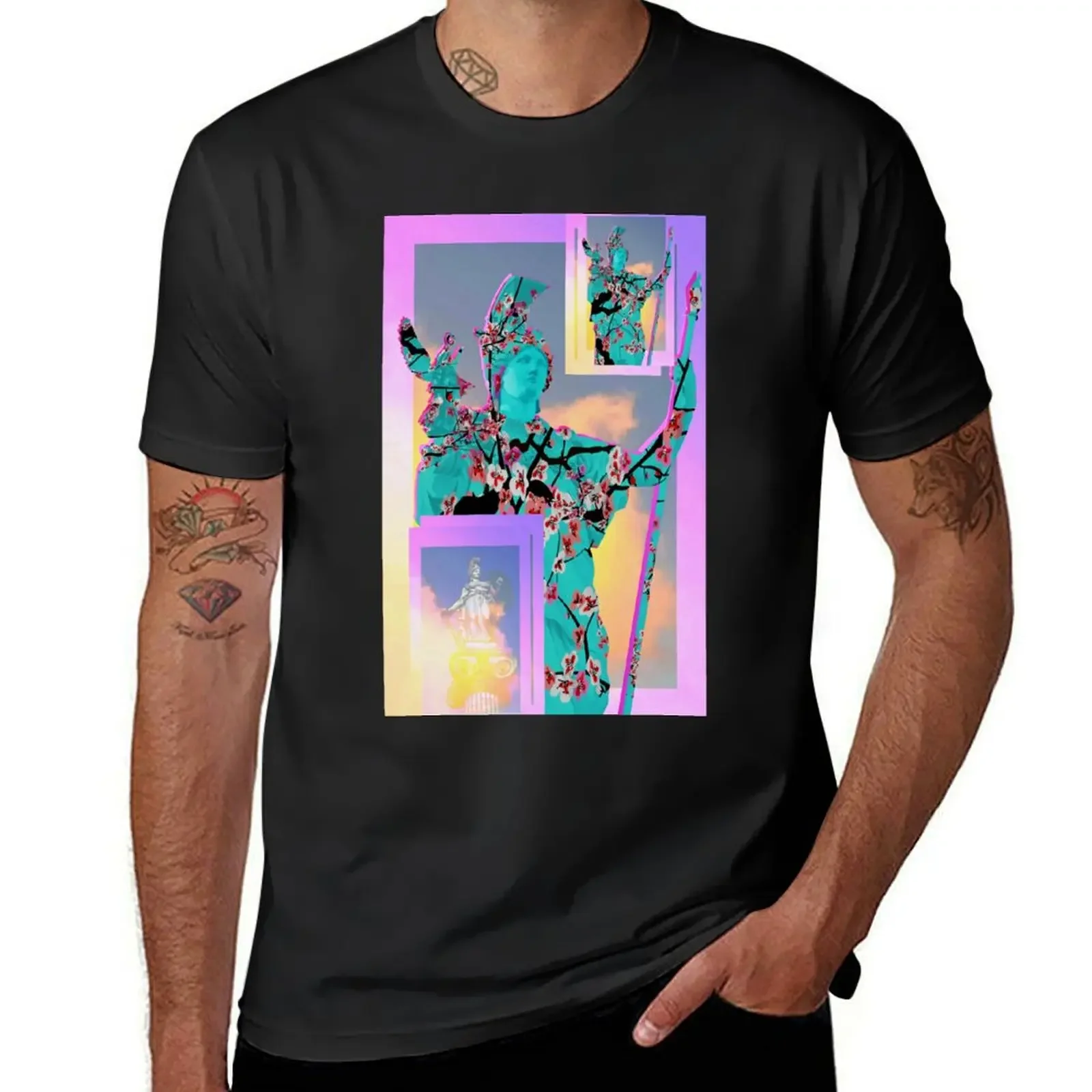 

Athena vaporwave 0 2 T-Shirt oversized blacks Man t-shirt Luxury man men clothings