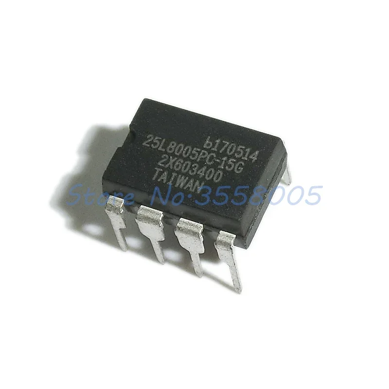 5Pcs/lot MX25L8005PC-15G 25L8005PC-15G DIP-8 MX25L8005PC