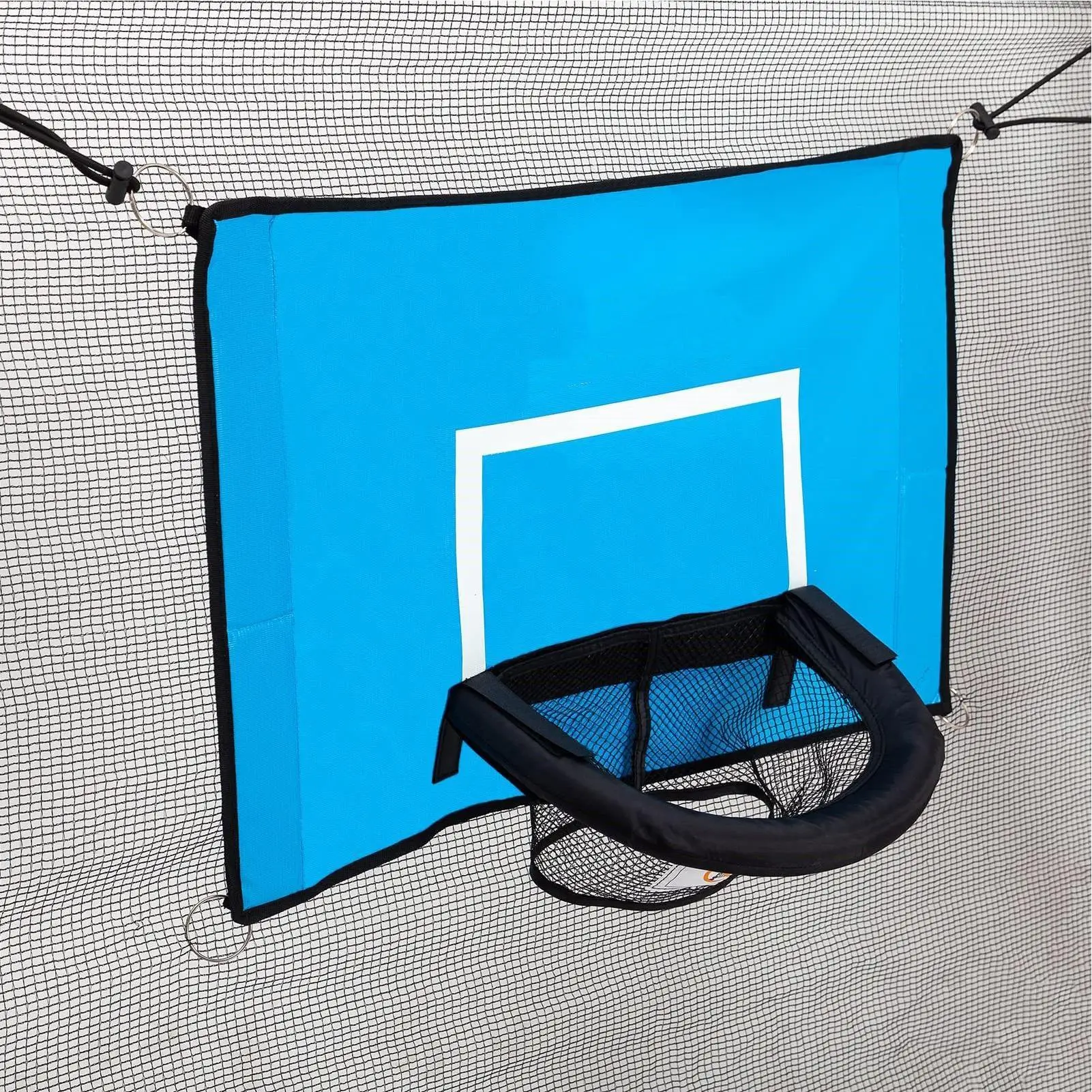 Trampolín baloncesto Dunking Hoop con bomba pelotas de baloncesto, aro sistema de ejercicios de baloncesto fácil instalación para parque