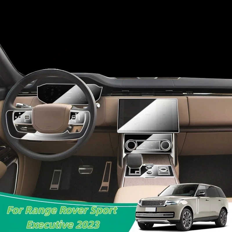 Car Multimedia Dashboard Navigation Transparent Scratch Resistant Superb For Range Rover Sport Executive 2023 Protective Film