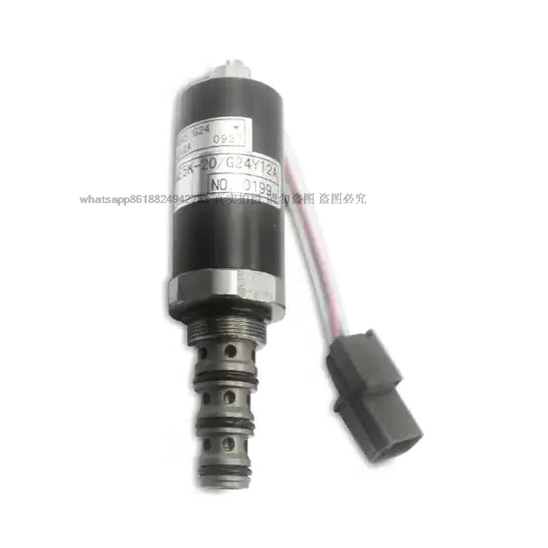 24V Stoppmagnet YN35V00005F2 KWE5K-20/G24Y12A für Kobelco SK120/200-2