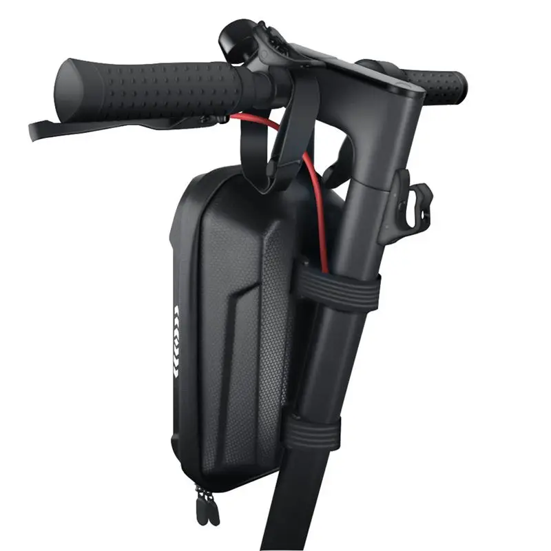 NEW HOT In Stock-Electric Scooter Front Bag Waterproof EVA Hard Shell Bags Reflective Handlebar Hanging Bag Storage Bag
