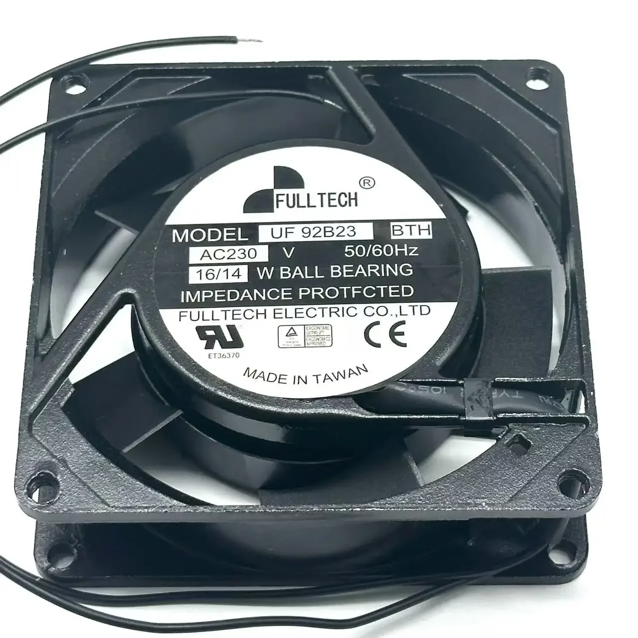 

FULLTECH UF-92B23 BHT AC 230V 16/14W 92x92x25mm Server Cooling Fan