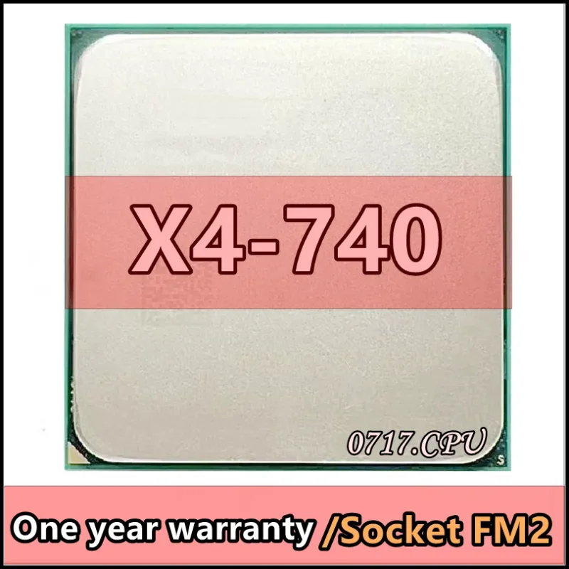 X4 740 X4-740 3,2 G 65 W Quad-Core-CPU-Prozessor AD740XOKA44HJ Sockel FM2