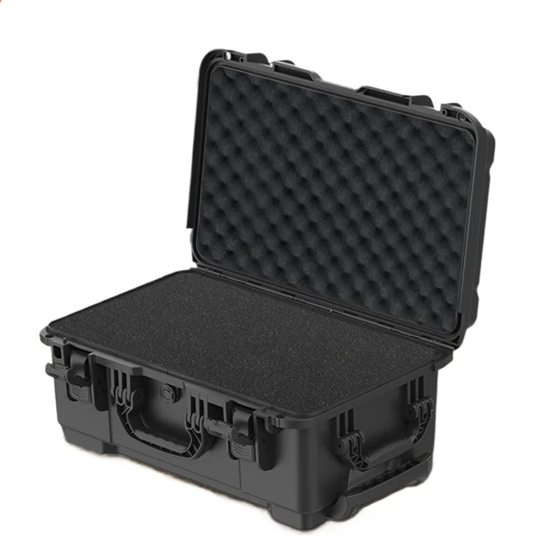 

Чехол для инструментов с тягой, многофункциональный регулируемый водонепроницаемый ящик для инструментов, большой защитный ящик для инструментов с колесом, ящик для хранения инструментов