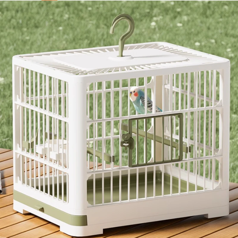 Outdoor Portable Bird Cage Parrot Villa Cage Large Space Breathable Bird Walking Artifact Take-out Ornamental Cage Bird's Nest