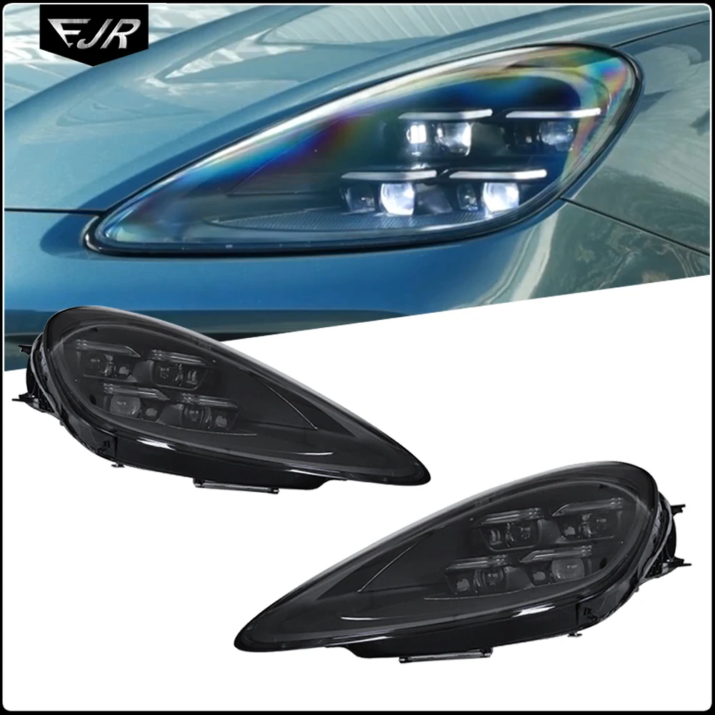 

Car Headlights For Porsche Cayenne 9Y0 Headlamps 2018-2023 Auto Front LED Lamps Upgrade 2024 Style Plug and Play Light