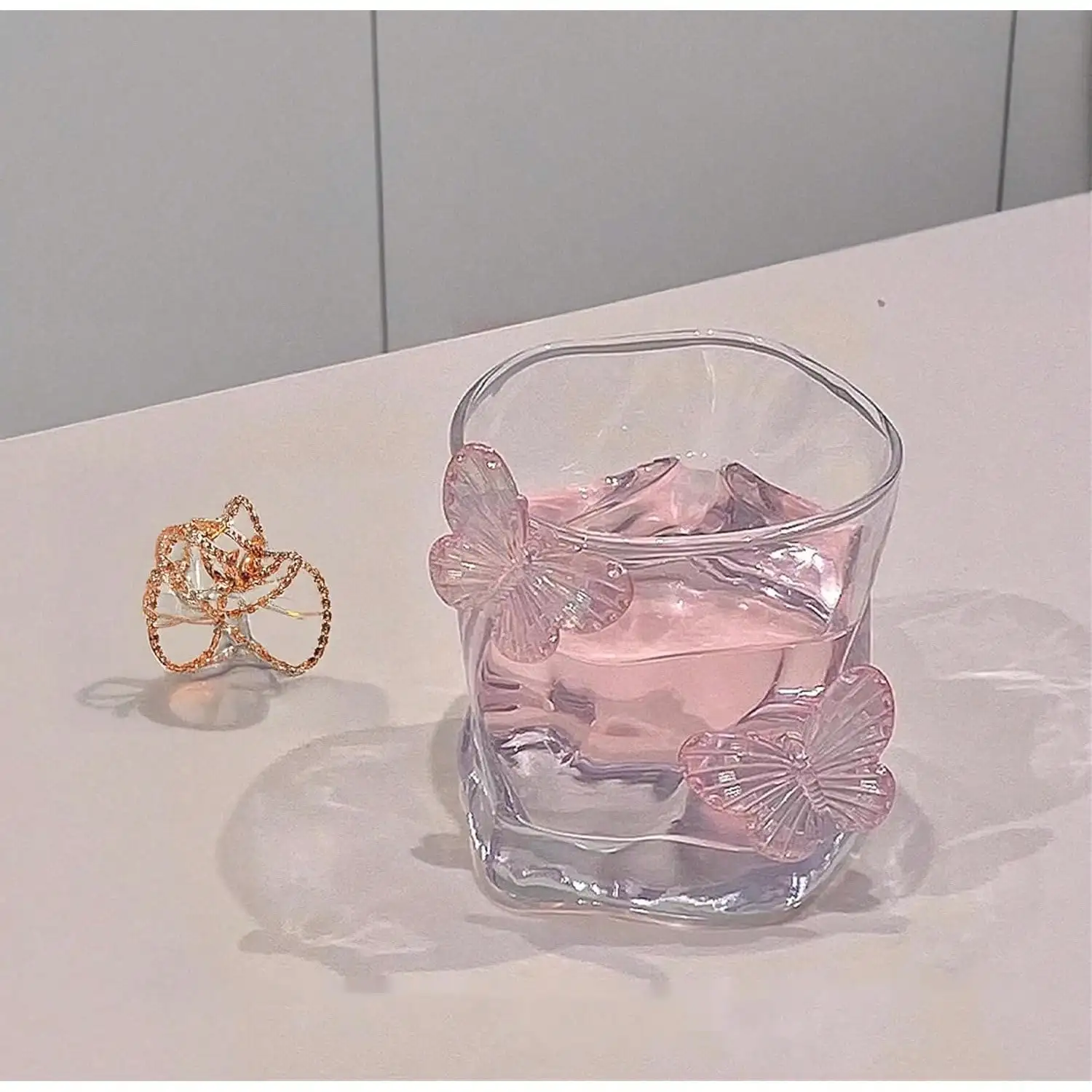 

Vintage Whisky & Wine Glasses: Twist Design, For Bourbon/Cocktails, Home Bar & Weddings