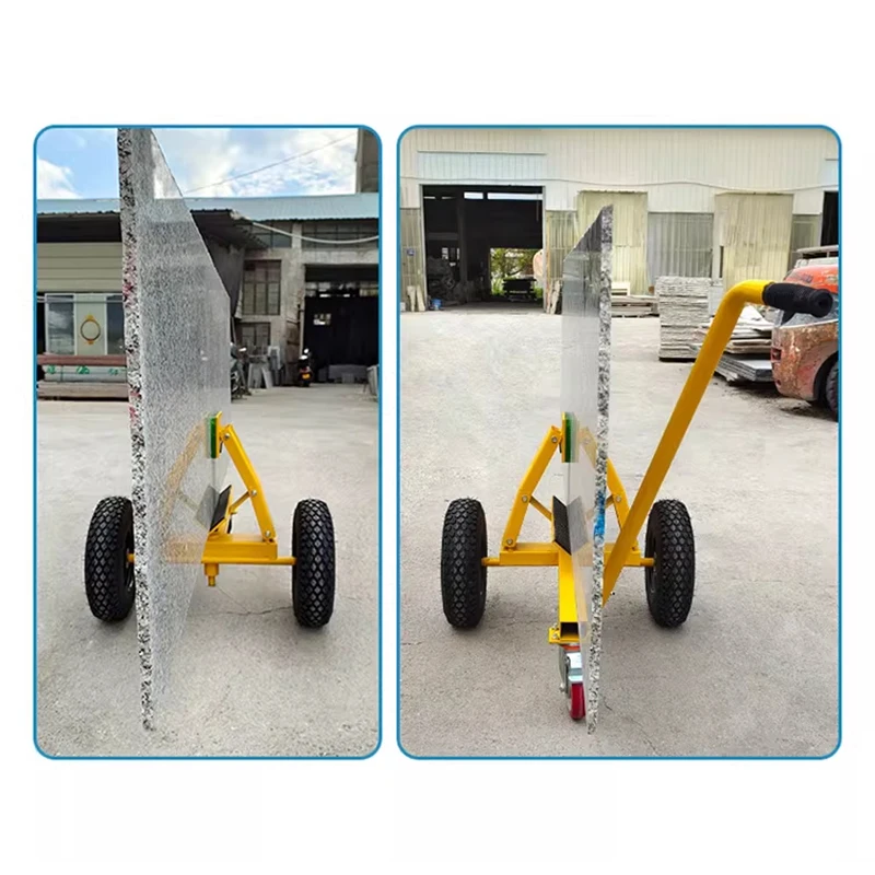 Manual Marble Handling Equipment Automatic Plywood/Glass Transport Cart Large Tile Handling Cart Industrial Heavy-Duty Mobile Tr