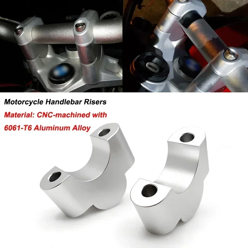 R1200GS LC Adventure CNC Handlebar Riser Height up Adapters For BMW R1250GS S1000XR 30MM Motorcycle Handlebar Back Move Mount