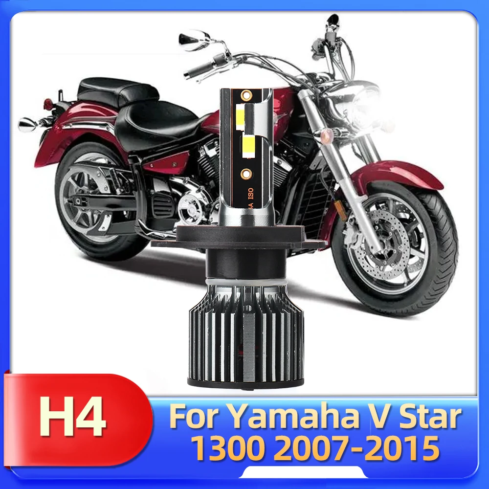 

Roadsun 1PC H4 50W Bulb 12V Luces Motorcycle Headlight For Yamaha V Star 1300 Year 2015 2014 2013 2012 2011 2010 2009 2008 2007