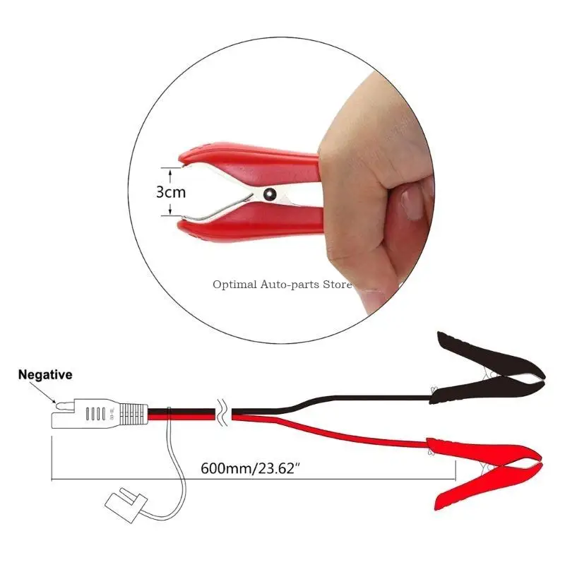 SAE Quick Plug to Clip Motorcycle Marine Battery
