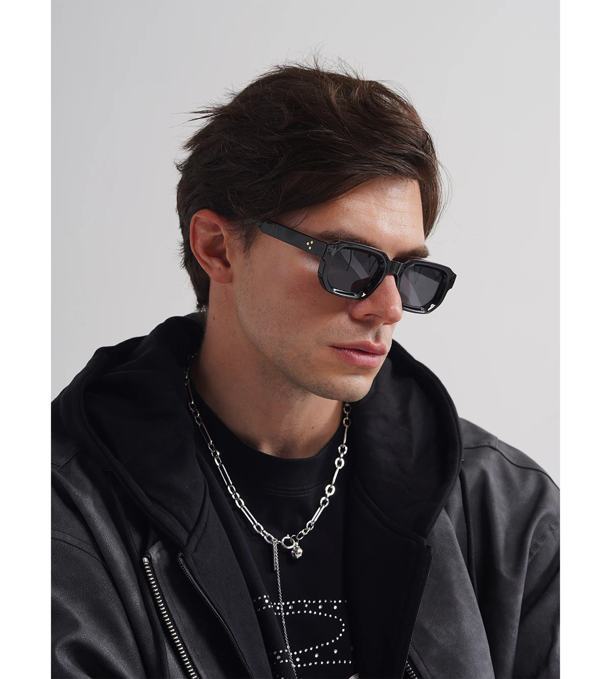 Ruiao Männer Vintage Rechteck Rahmen Sonnenbrille Mode Retro Sonnenbrille Luxus Marke Design UV400 Shades Brillen Frauen Sun Glasse – Detail 2