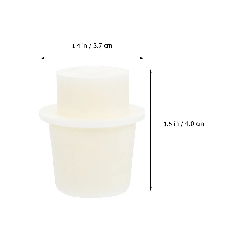 

5Pcs Erlenmeyer Flask Silicone Plugs Lab Stopper Sealer for Test Tubes Conical Flask Small Stoppers Silicone Stoppers