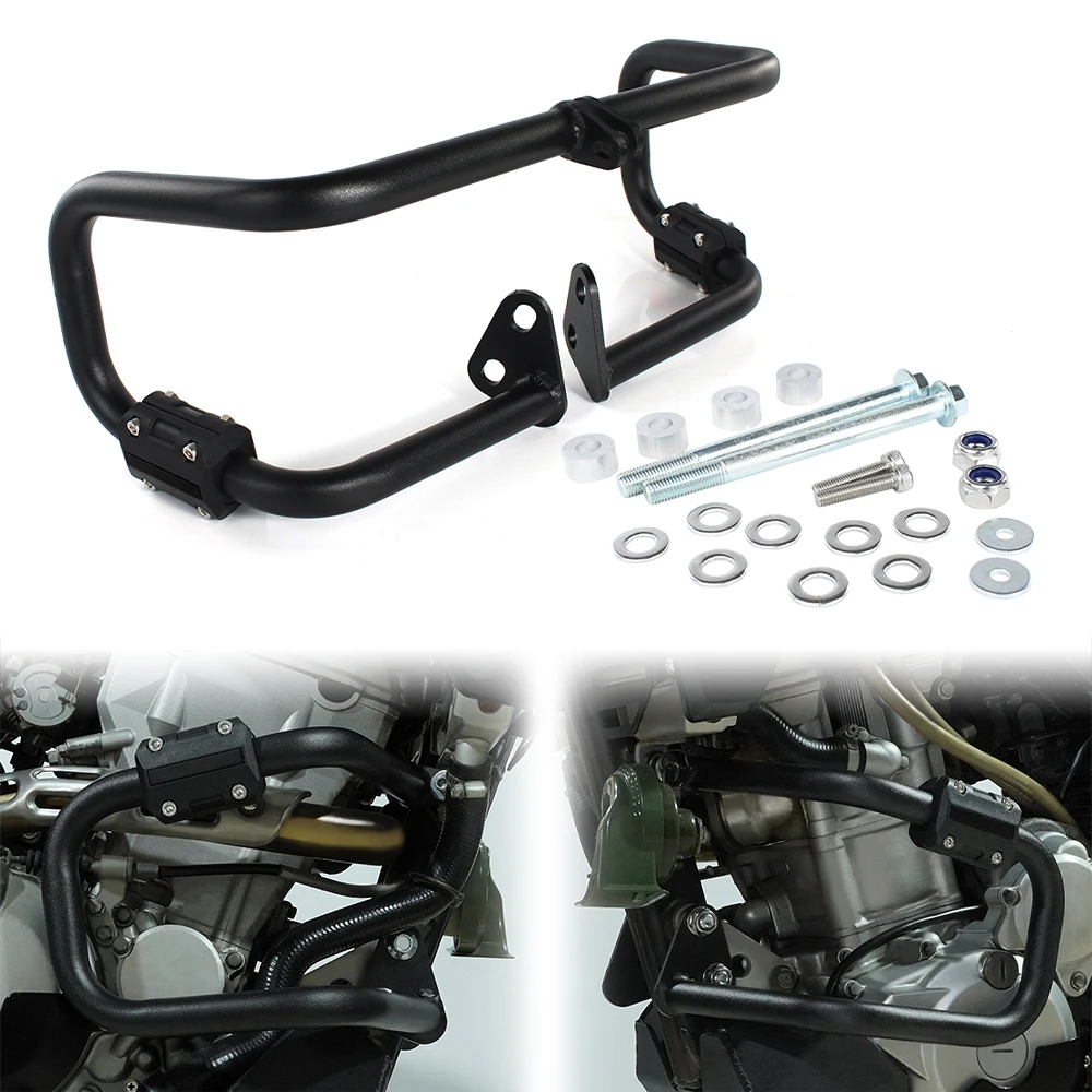 

Защита двигателя мотоцикла, дуги безопасности, защитный блок рамы KLX250 2013-2016 2017 2018 2019 2020 KLX 250 для Kawasaki