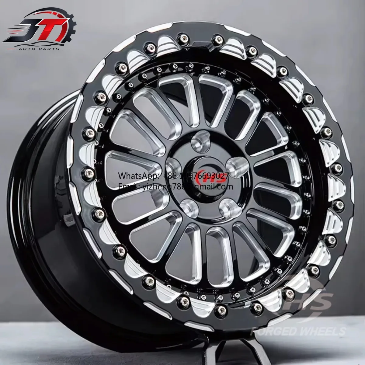 5*112 5*120 Custom Forged Wheel Beadlock Rims 17 18Inch Multi Spoke Wheels 5x120 5x112 4x4 Rims Off-road Deep Lip Wheels for