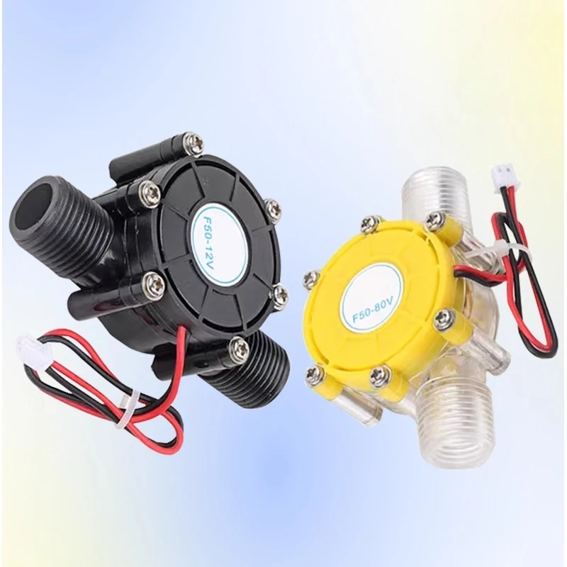 

The latest 5V12V80V DC water flow generator, faucet micro-small hydraulic water flow pipe tap water high power