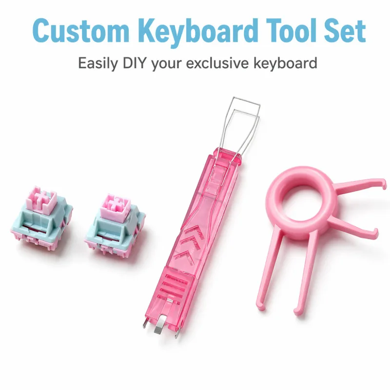 iTLY 2 in 1 Keyboard Keycaps Switch Puller Opener Universal Keycap Shaft Remover Button Extractor Keyboards Accessories Kit