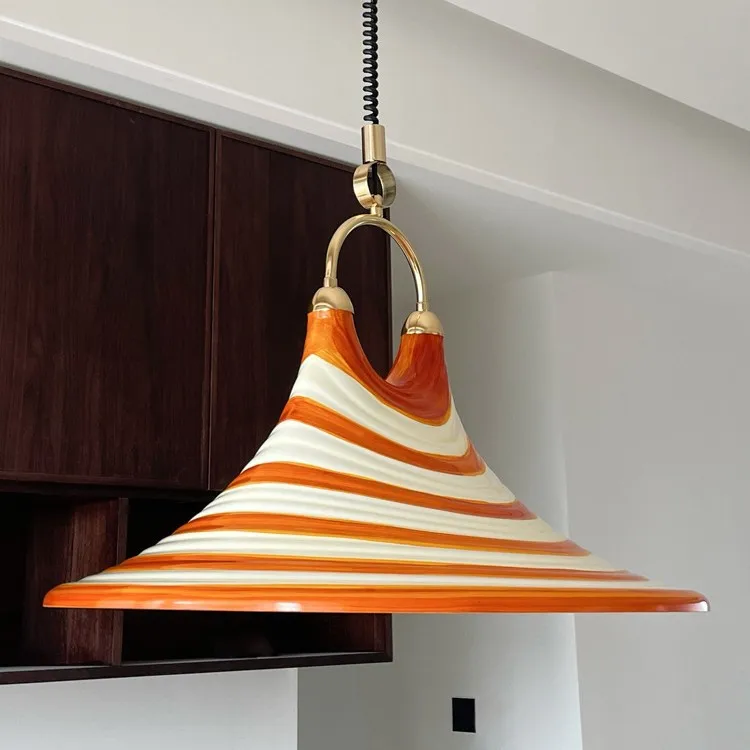 الشمال مطعم قلادة ضوء قابل للسحب قابل للتعديل الفرنسية الرجعية نمط باوهاوس غرفة المعيشة غرفة نوم دراسة تركيبات الإضاءة