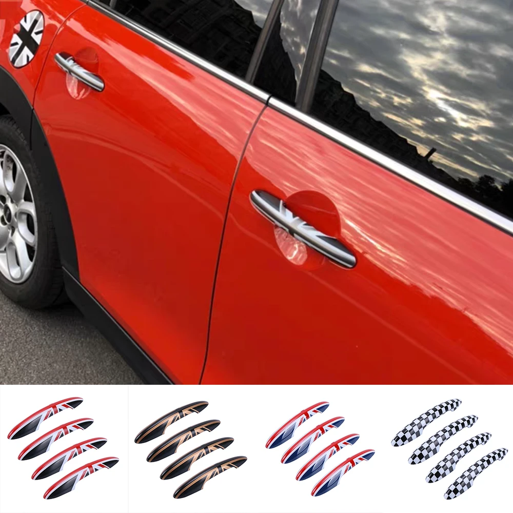 

Union Jack Exterior Decoration Door Handle Cover For M Coope r S J C W club F 54/55/60 Country Car Styling Accessories