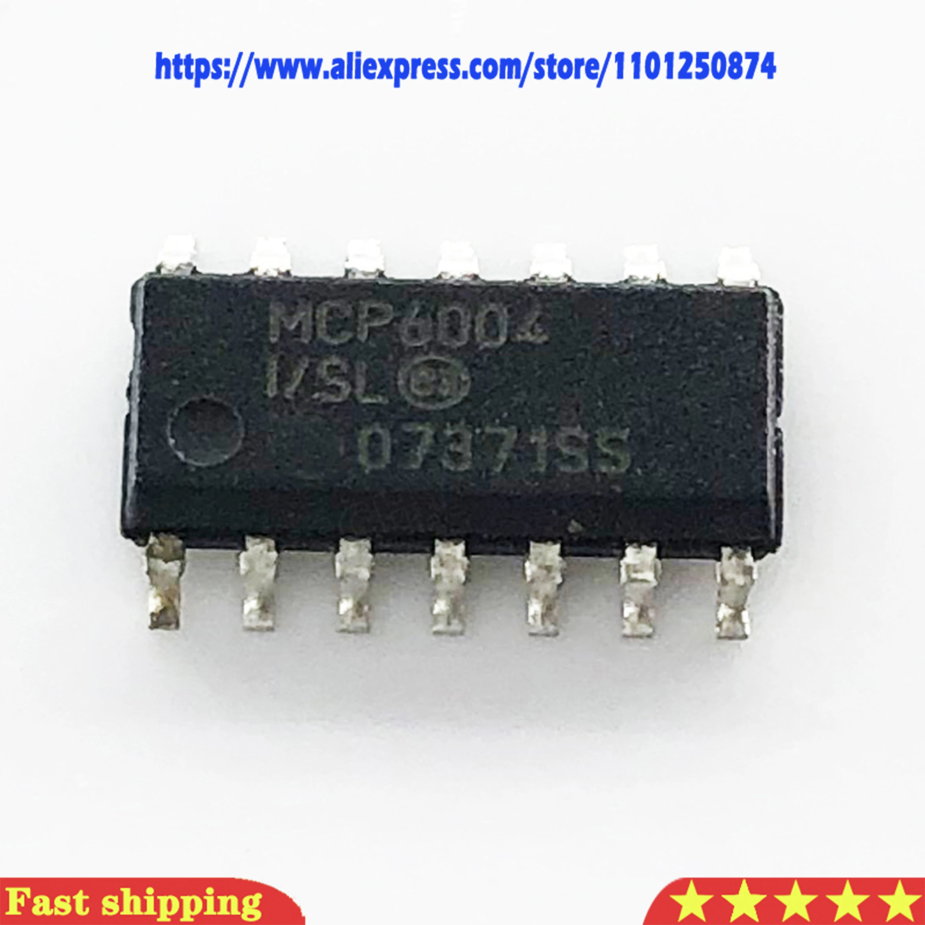 10PCS MCP6004-I/SL SOP-14 MCP6004-I SOP MCP6004 SMD MCP604-I/SL MCP604