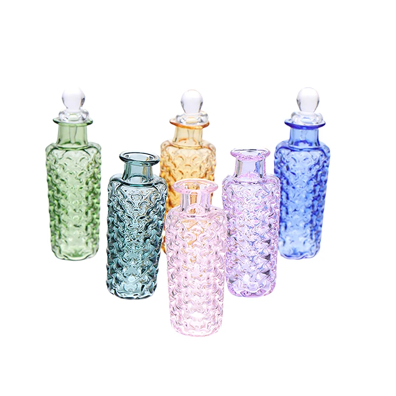 

1Pc 1/12 Dollhouse Simulation Glass Vase Model Dollhouse Living Room Decoration Dolls House Home Accessories Pretend Play Toys