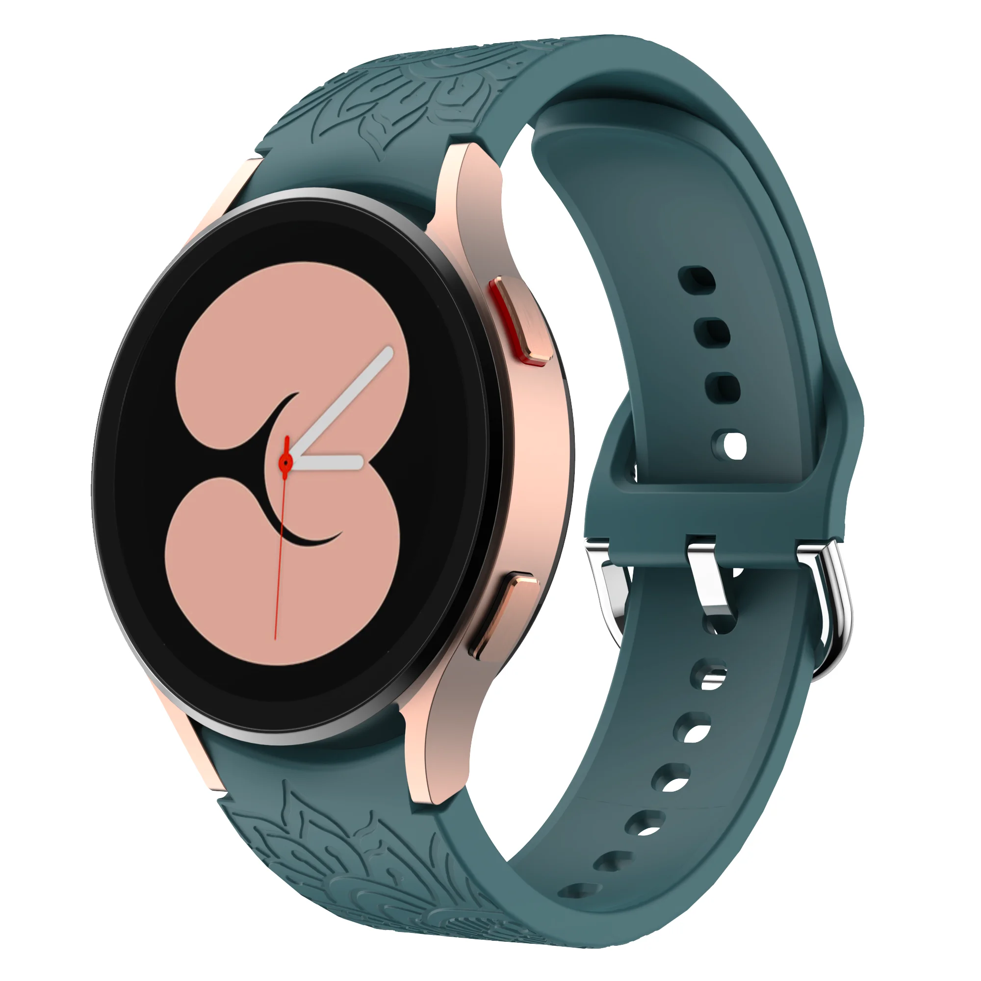 Outdoor Silicone Strap for Samsung Galaxy Watch 6 5 4 Classic Band Engrave Full Cover Personalised Accessories Sport Man band