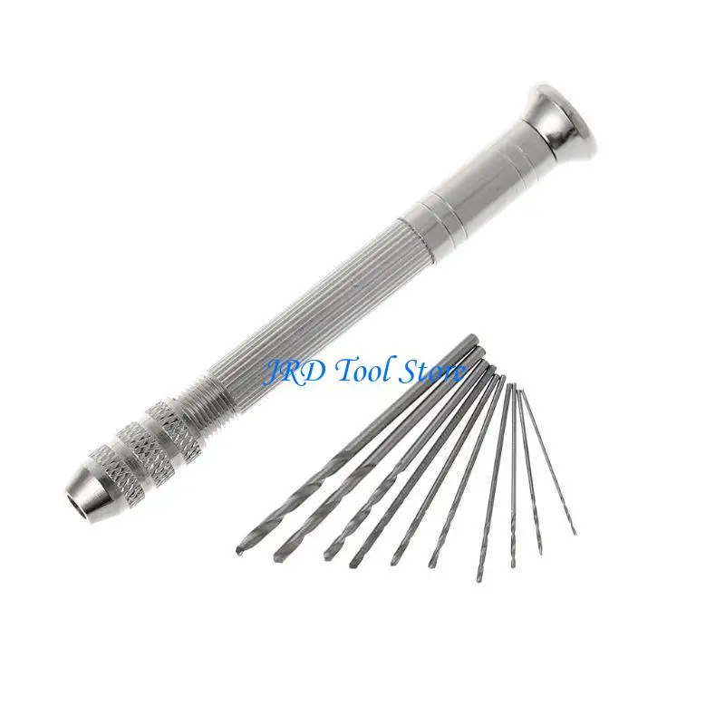 A2UD for Head Pin + 10pcs Micro HSS Twist Drill Bits For Jewelry Watch Hobby H