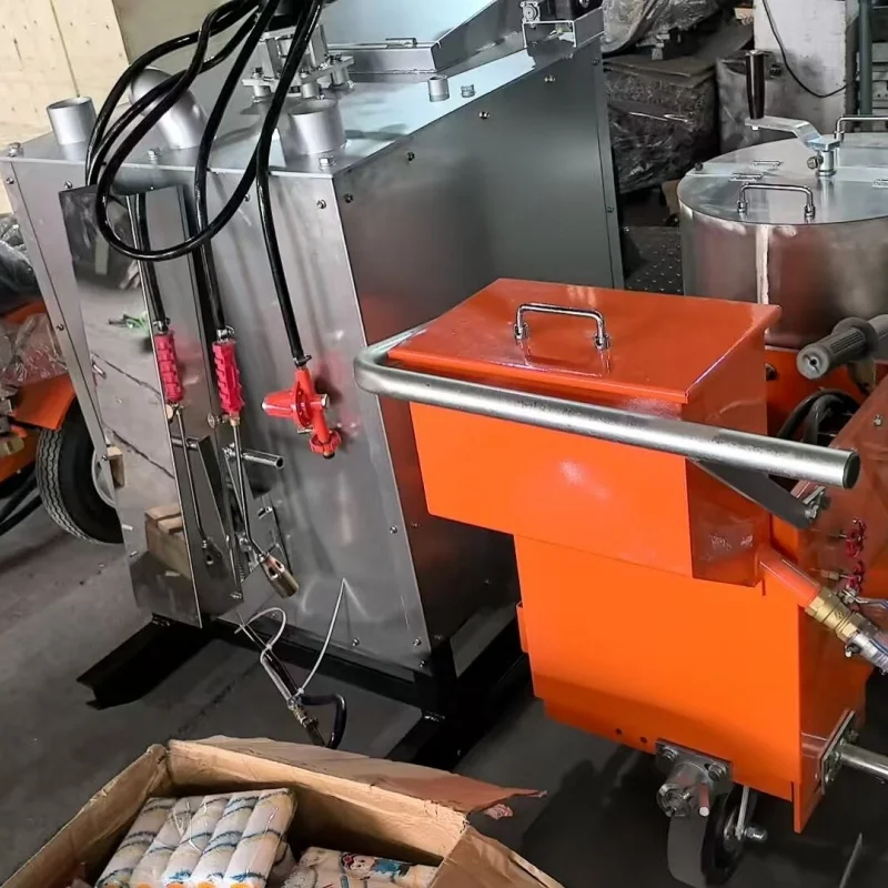 Direct from the manufacturer, hot melt road marking equipment, electrostatic liquid painting equipment for road maintenance