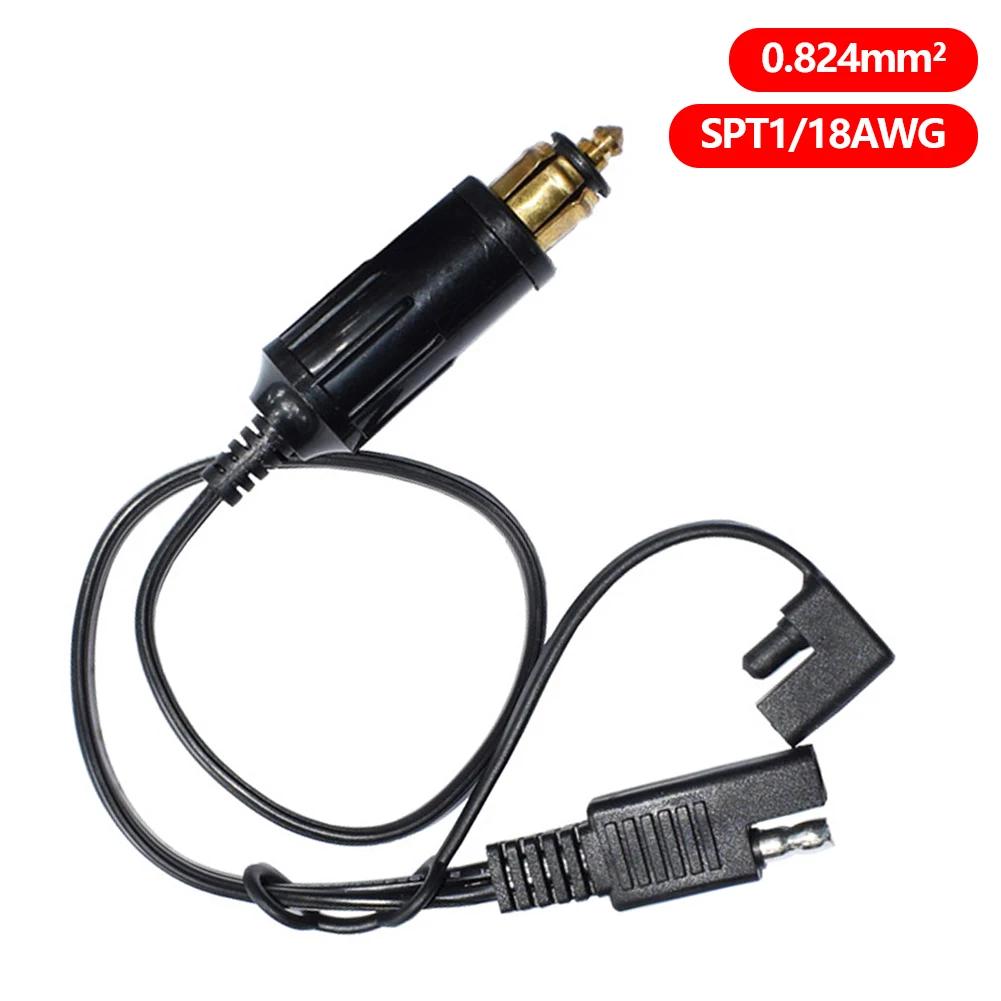 Motorcycle DIN Hella A3 To SAE Plug Charging Cable Battery Charger For BMW Device Charging Heating Battery Management