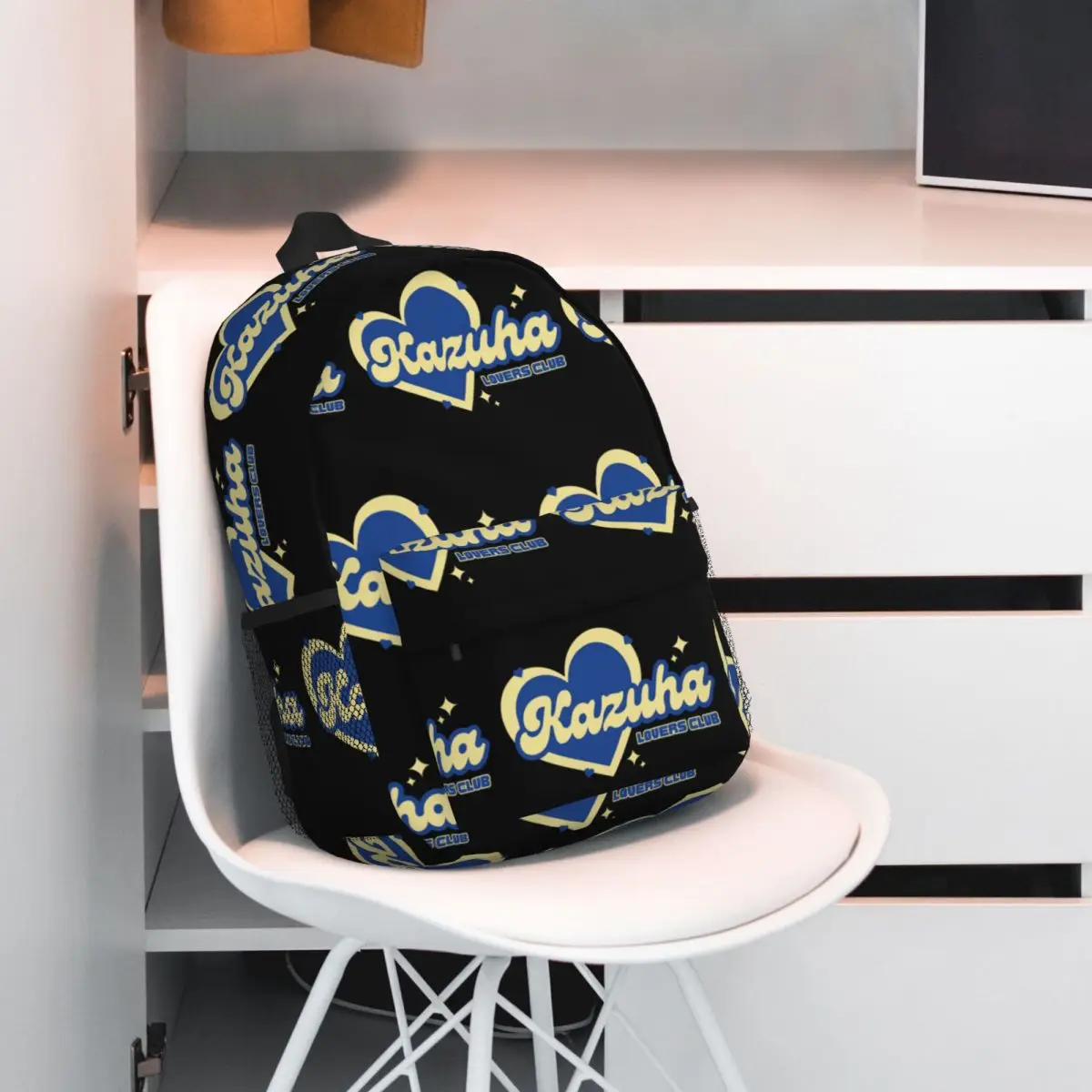 Kazuha Lovers Club Backpack Hot Sale Daypack Large Capacity Boys Girls BookBag Shoulder Bags for Men Women School Bag
