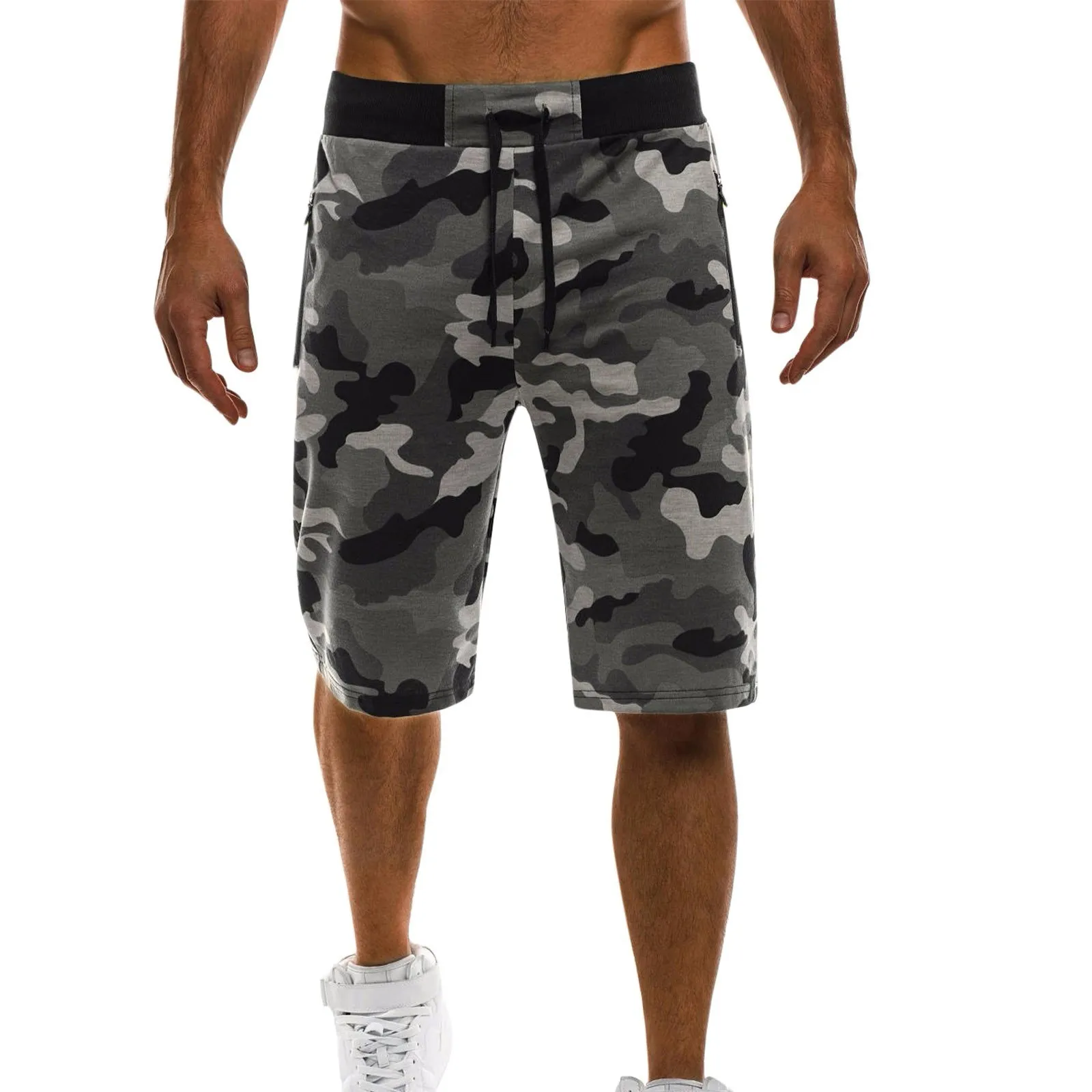 Classic Military Camouflage Print Short Pants For Men Fashion Sportwear Trunks Tactic Veterans Beach Shorts Casual Tactic Shorts