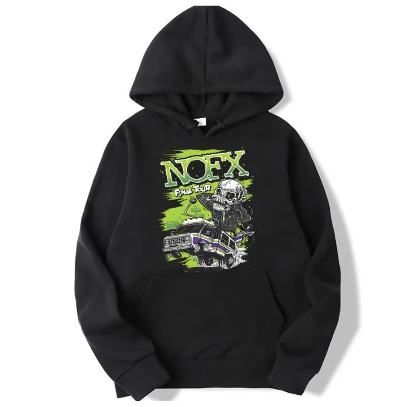 Nofx Cool Hoodies Men Clothing Sweatshirts Casual Printing Oversized Funny Hoodie Outerwears Blouse Tops Women Hoodies