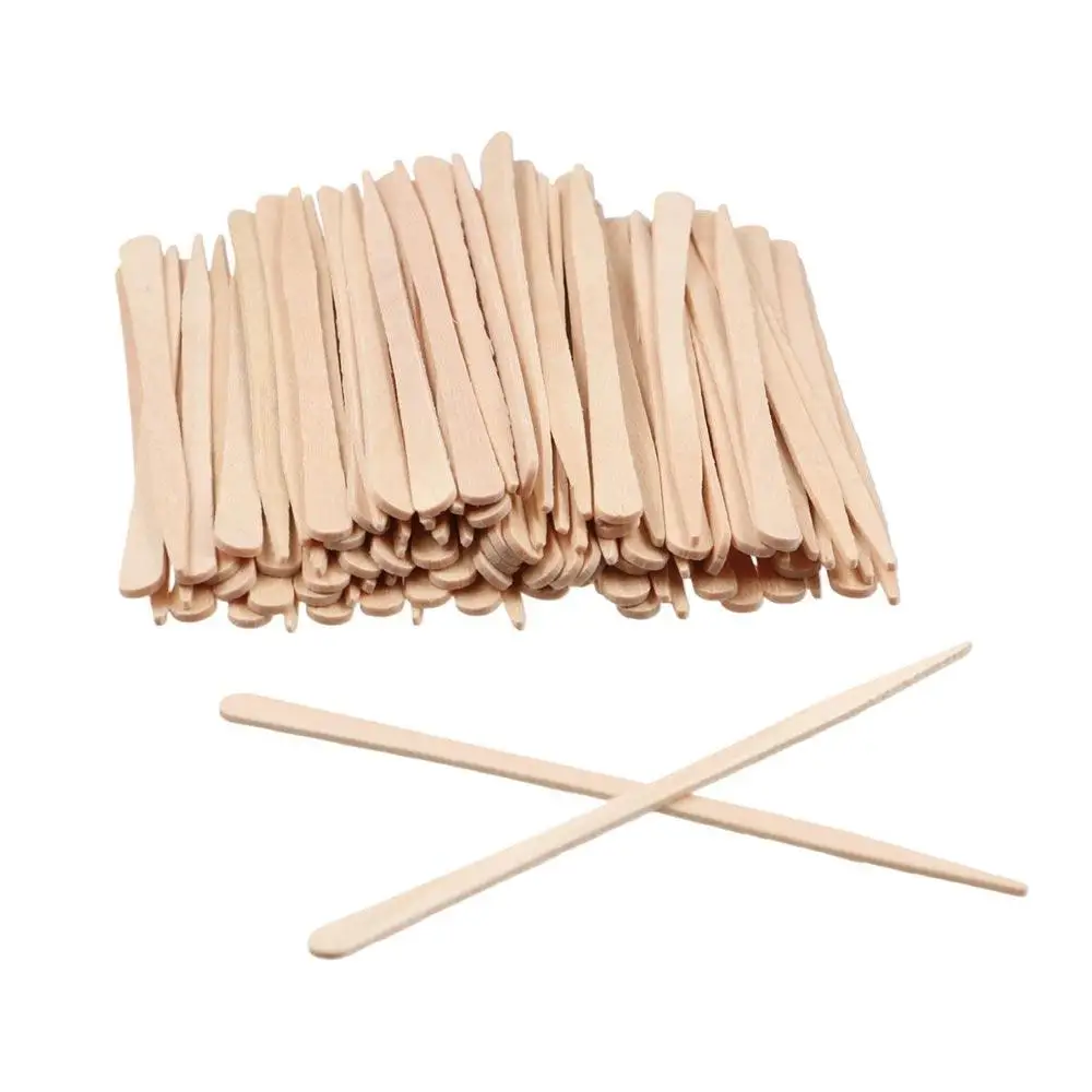 Pcs Tongue Depressor Wooden Spatulas Small Body Hair Removal Sticks Face Wiping Wax Tool Wax Sticks Waxing Applicator Sticks