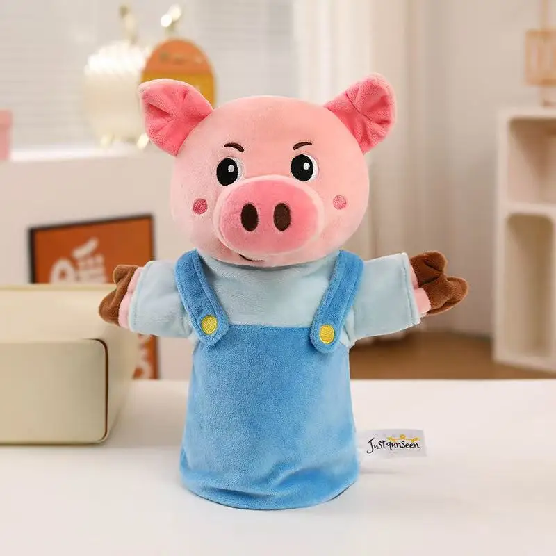 25cm Latest Little Pig Girl Handmade Doll Kawaii Stuffed Plush Toy Handmade Doll Cartoon Anime Cute Birthday Gift Doll Christmas
