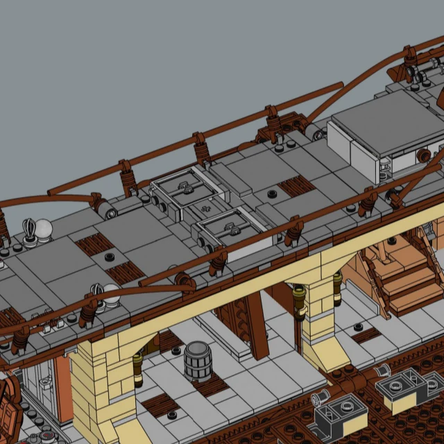 Yates de vela de lujo 75397 juegos de bloques de construcción compatibles con partículas Legoed adecuadas para regalos de Navidad 3942 piezas