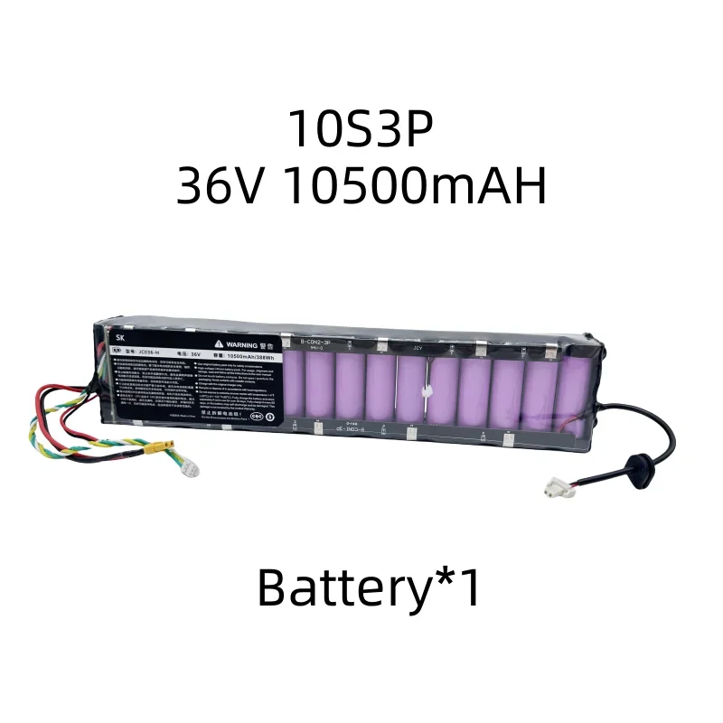 42 V Nadaje się do dedykowanego akumulatora Xiaomi M365 M356 Pro, akumulatora litowo-jonowego 36 V, 10500 mAh, z zakresem 30 kilometry