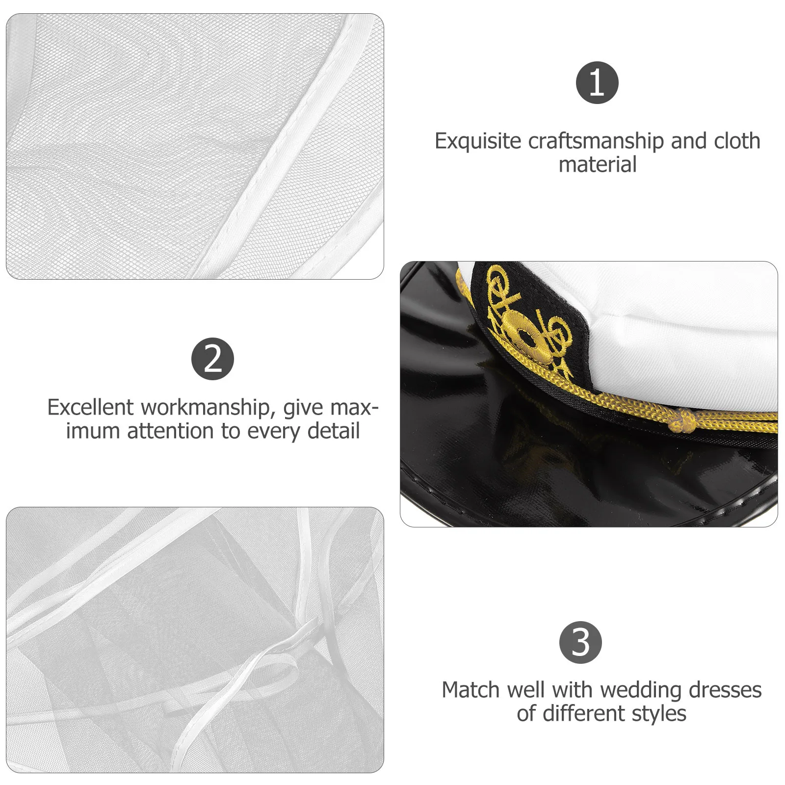 

Bridal Navy Hat Veil Wedding Sailor Hat Bride Hair Accessory Elegant Bridal Headpiece Bride Veil Bachelorette Party