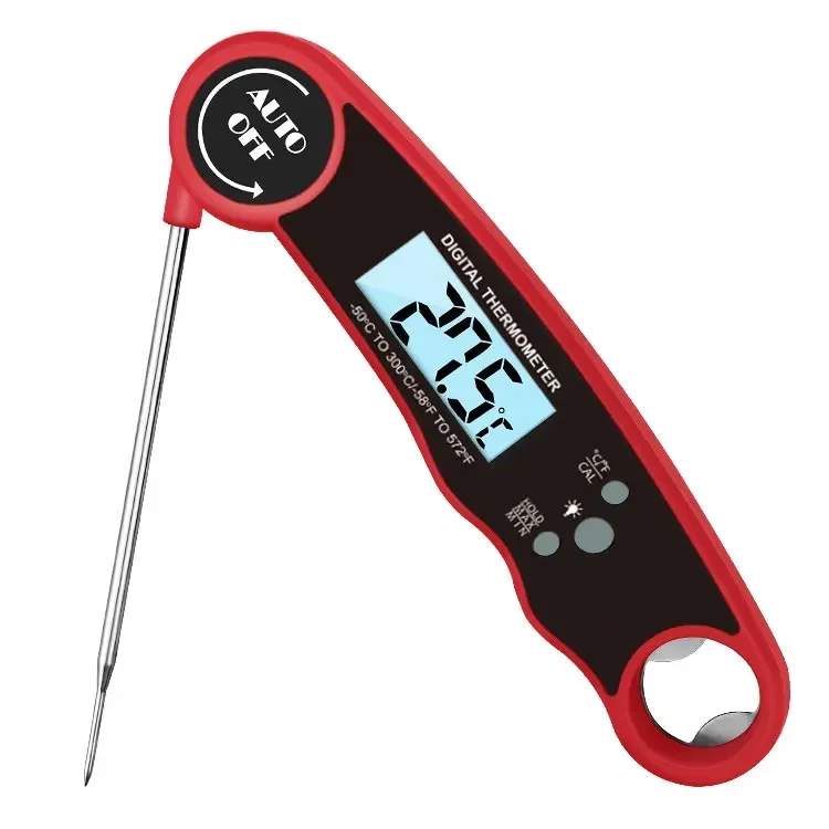 

Backlight LCD Display Digital Thermometer BBQ Food Meat Thermometers For Cooking - Waterproof