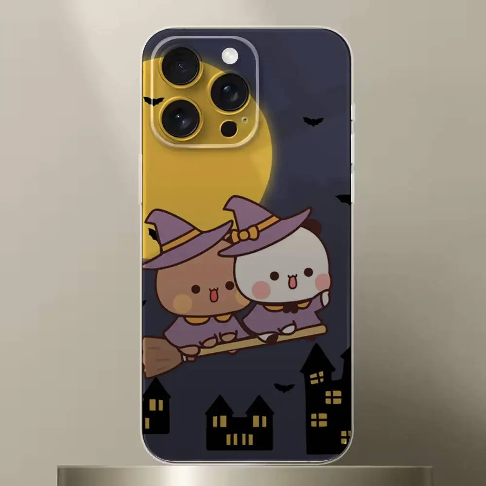 حافظة هاتف BuBu DuDu اللطيفة لهاتف آيفون 6,16,15,14,13,12,11,17 Pro,Max,Plus,X,XS,XR,SE,غطاء ناعم شفاف صغير #4