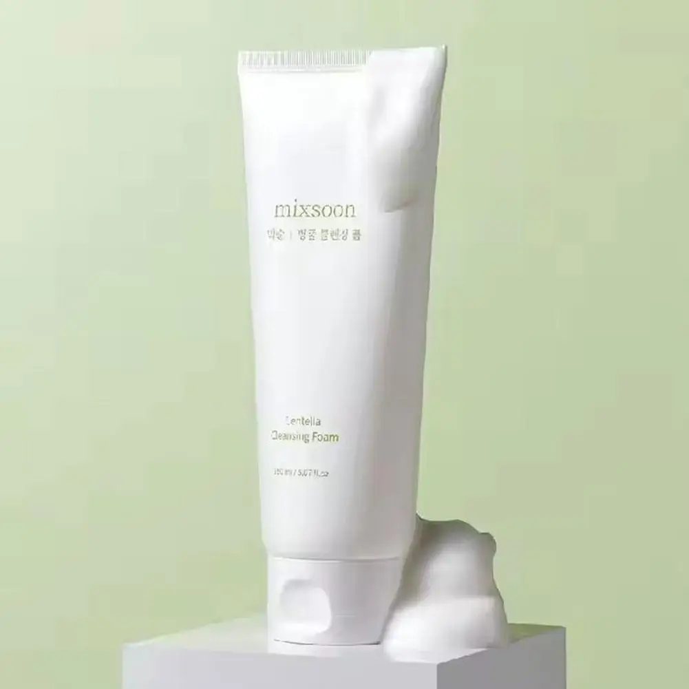 Centella Asiatica & Soybean Facial Cleanser 150ml Deep Pore Cleansing Oil Control Gentle Face Wash Refreshing Reduce Dark Spots