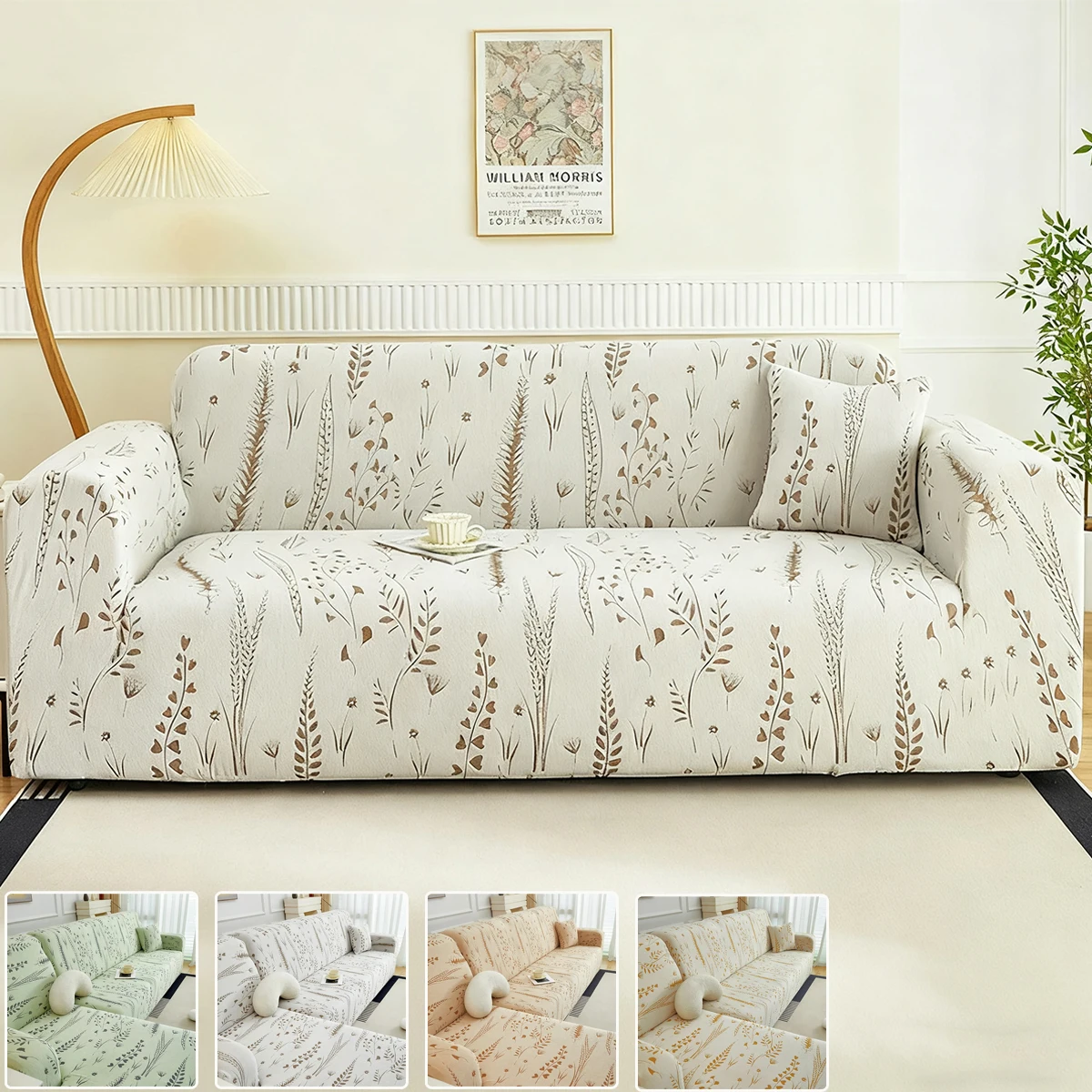 

All-Season Friendly Jacquard Velvet Sofa Cover Full Coverage, Dust-Proof Sofa Cover for Autumn & Winter Versatility 2026 New