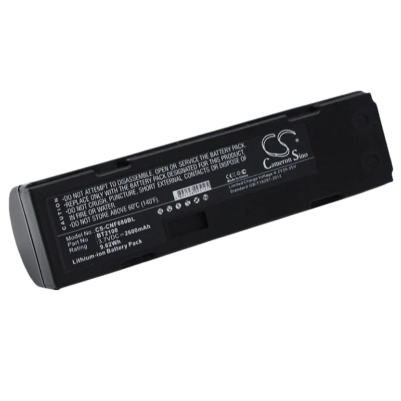 CS-CNF680BL 3.7V 2600mAh 9.62Wh Replace The Battery for Weisi CINO 680BT F680BT F780BT Barcode Scanner Rechargeable Batteries