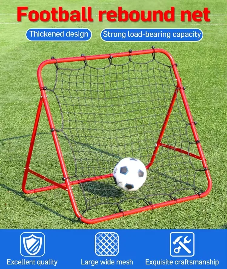 Multifunctionele Voetbal Rebounder Net Draagbare Voetbal Trainingshulpmiddel Solo Trainer Rebounding Doel