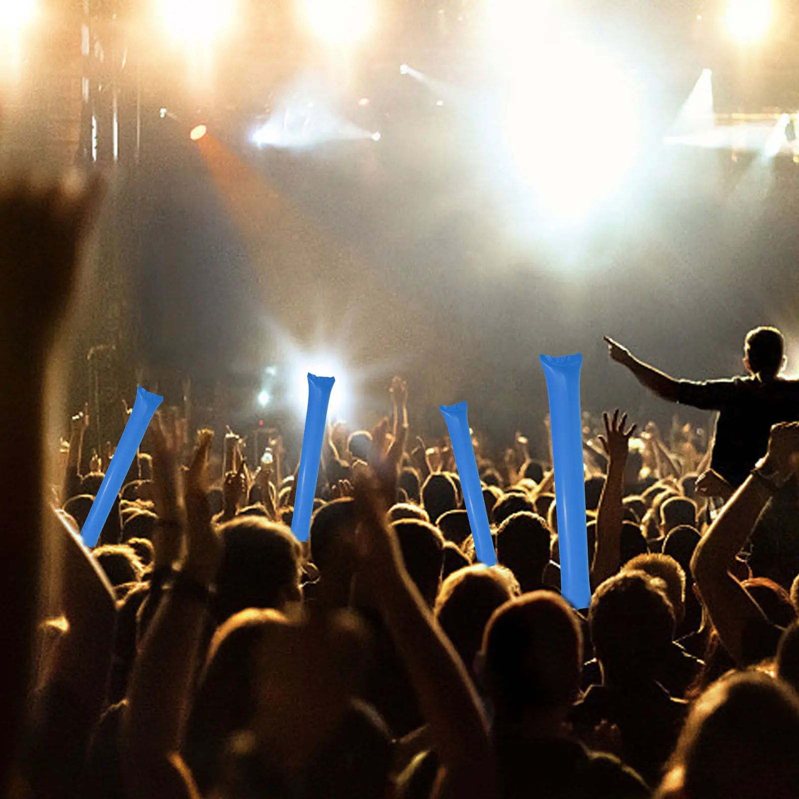 

40 шт. надувных светящихся палочек для вечеринок, спортивных мероприятий, ралли, парадов, концертов, детских развлечений и разогрева аудитории