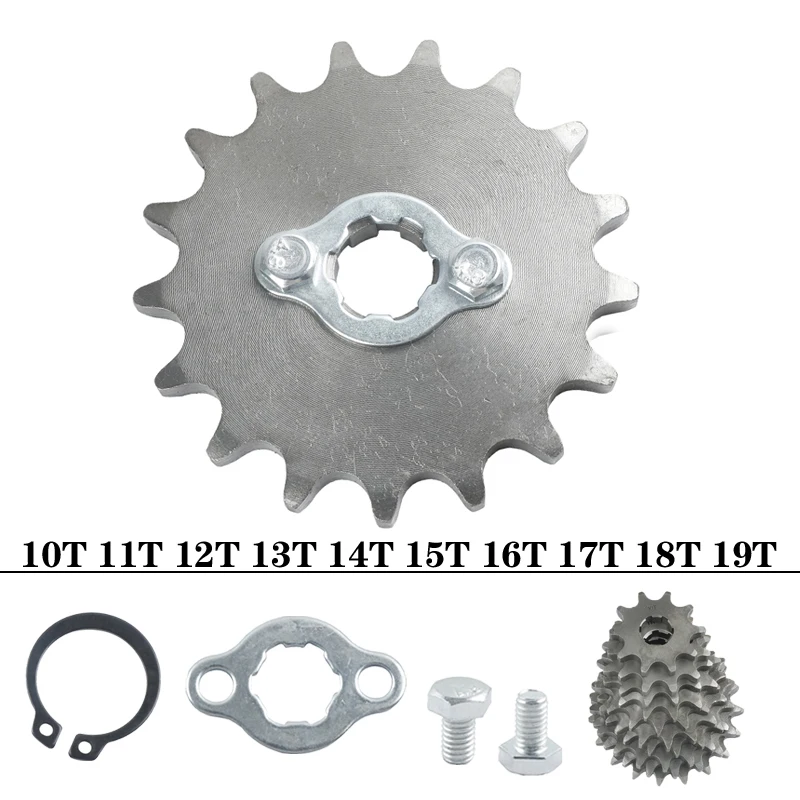 520# Chain 20mm 10t 11T 12t 13T 14T 15t 16t 17T 18t 19T 20t Atv Four Wheel Motorcycle Front Engine Sprocket