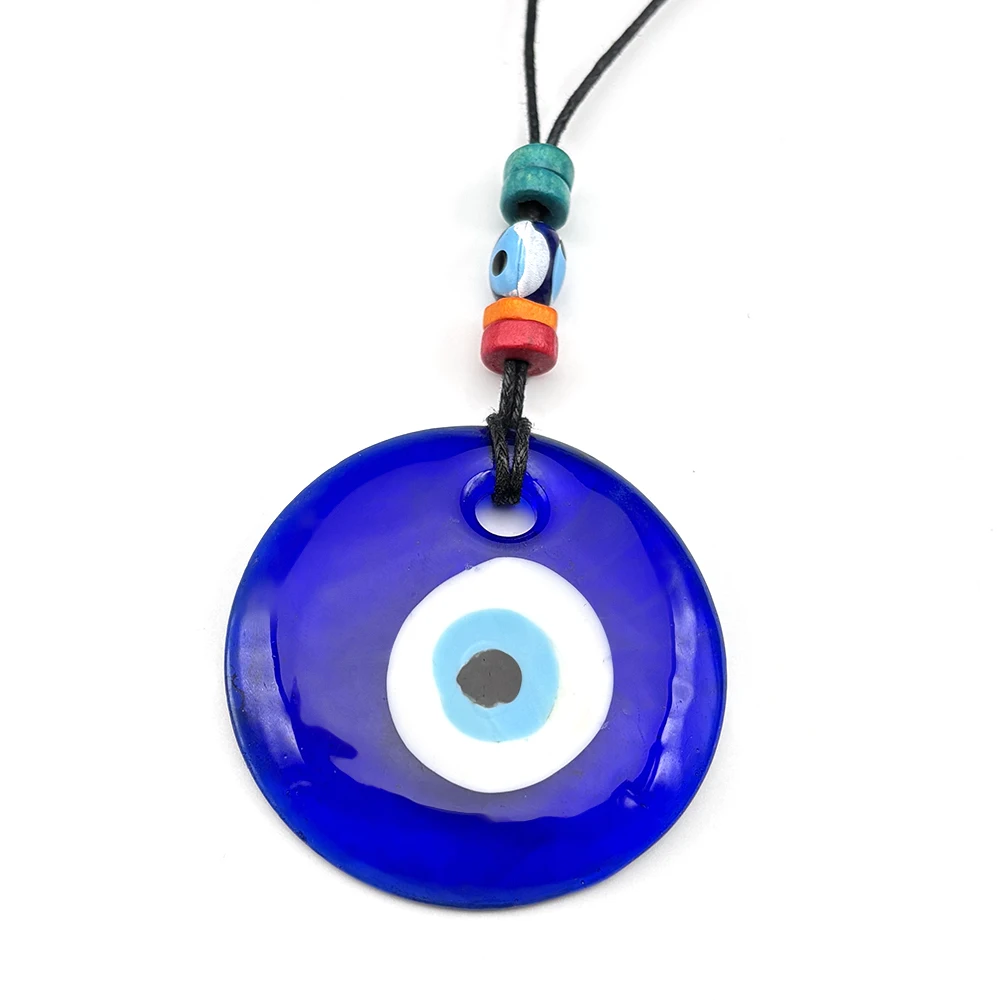 Glücksbringer-Autoanhänger mit türkischem blauem Bösen-Auge, Schlüsselanhänger, Perlen, Wanddekoration für Zuhause, Wohnzimmer, Schmuckzubehör – Detail 4