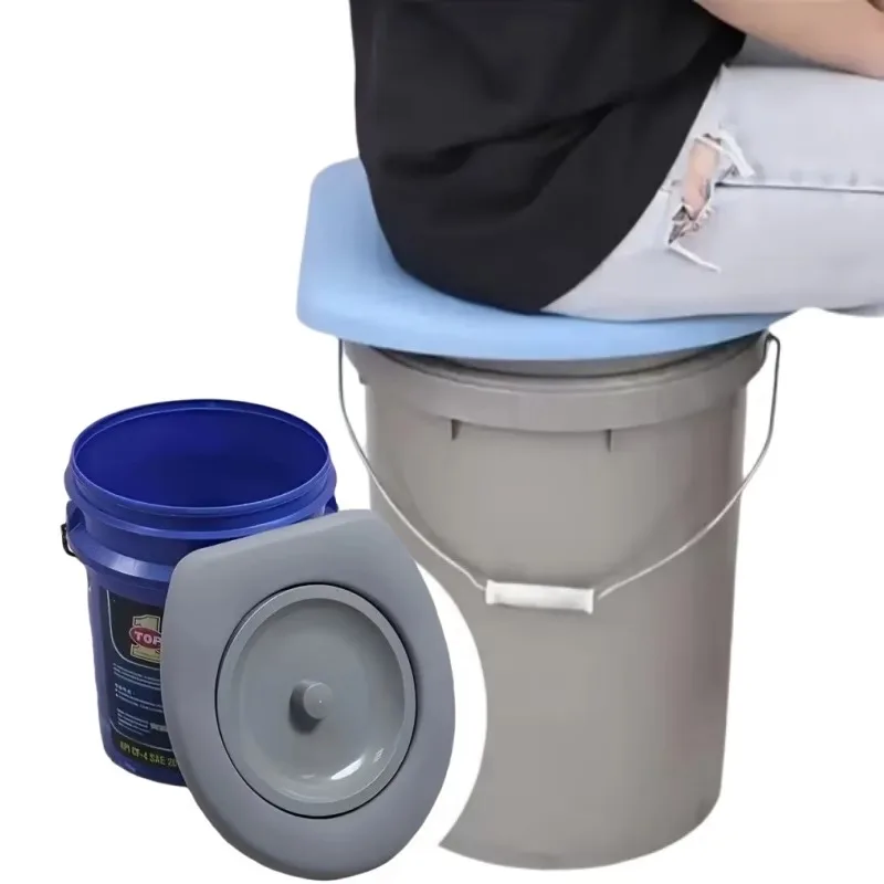 1/3Set New Plastic Toilet Seat Lid Potty Seat Removable Movable Toilet Lid Camping Bucket Seats Home Outdoor Accessory