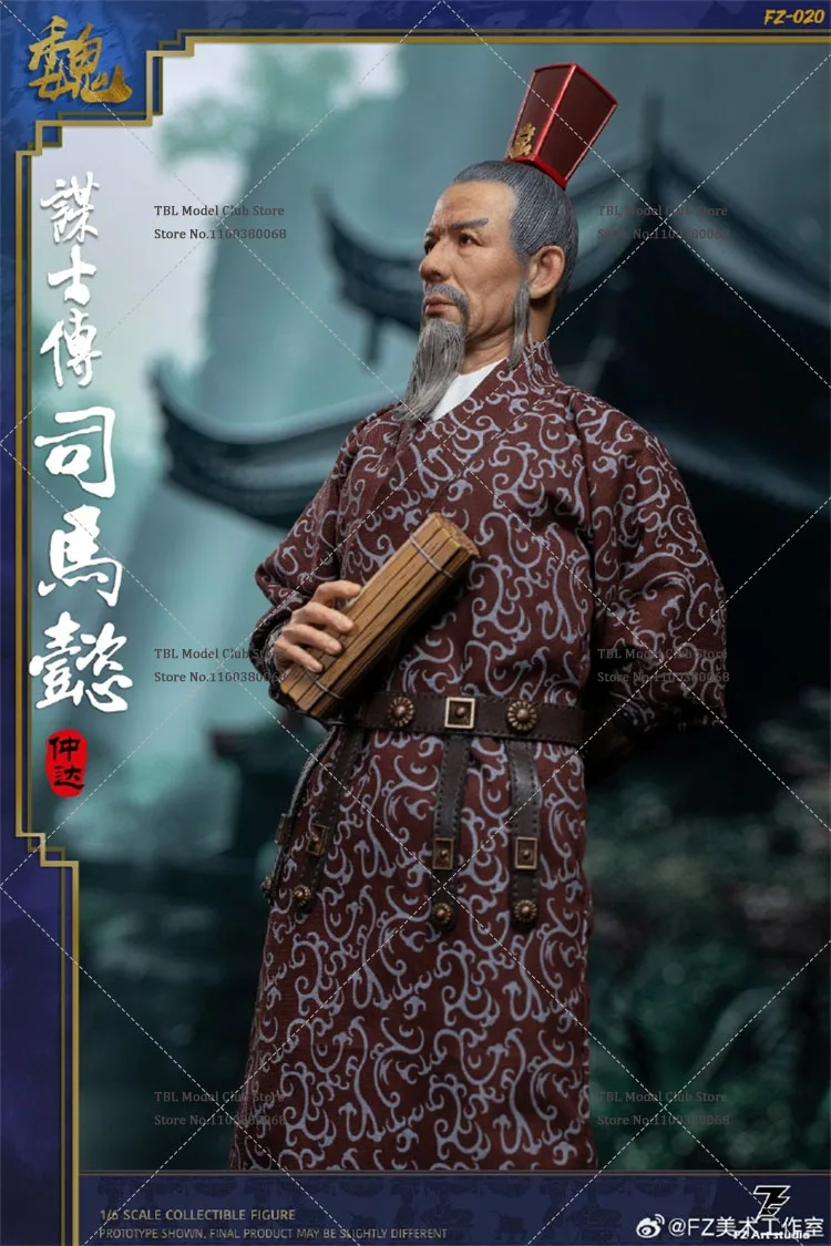 Originele Fz Art Studio Fz020 1/6 Schaal Mannelijke Soldaat Drie Koninkrijken Tai Fu Sima Yi Volledige Set 12Inch Actiefiguurpop