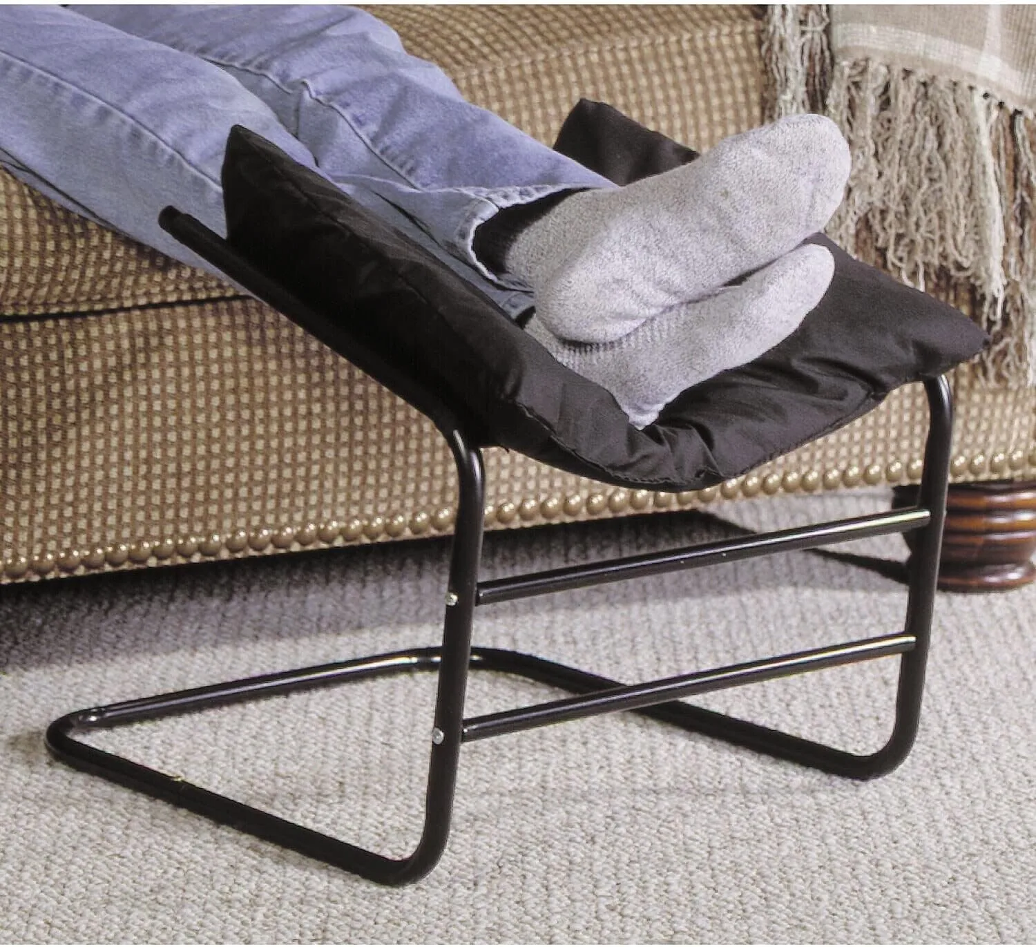 

Supportive Padded Leg Rest Foot Stool Relaxation Improve Circulation Ottoman NEW
